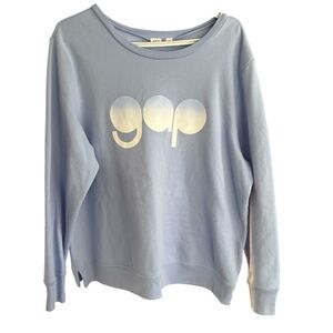 Light Blue Periwinkle GAP Crewneck Sweatshirt Sz XL
